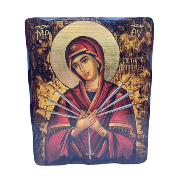 EIKONA-PANAGIA-EPTASPATHH-ELATO-PALAIVMENH-METAKSOTYPIA-26X20-1 ΕΙΚΟΝΑ ΠΑΝΑΓΙΑ ΕΠΤΑΣΠΑΘΗ ΕΛΑΤΟ ΠΑΛΑΙΩΜΕΝΗ ΜΕΤΑΞΟΤΥΠΙΑ 26Χ20