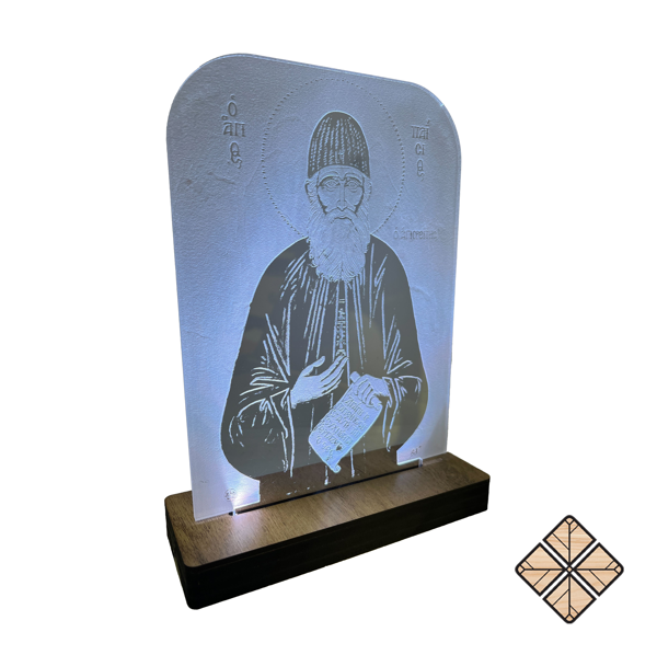 ΞΥΛΙΝΗ ΒΑΣΗ ΜΕ PLEXI GLASS ΑΓΙΟΣ ΠΑΪΣΙΟΣ