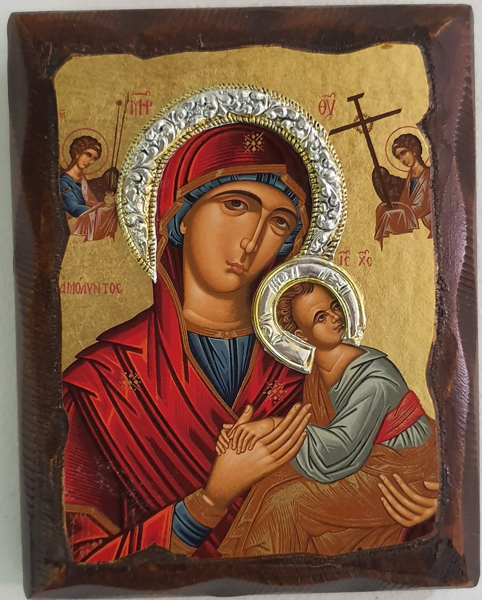 ΠΑΝΑΓΙΑ ΑΜΟΛΥΝΤΟΣ ΜΕ ΦΩΤΟΣΤΕΦΑΝΟ 15*12  (ΑΞ.ΕΣ)