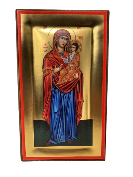 ΠΑΝΑΓΙΑ ΓΙΑΤΡΙΣΣΑ ΣΚΑΦΤΗ ΕΙΚΟΝΑ 25Χ14