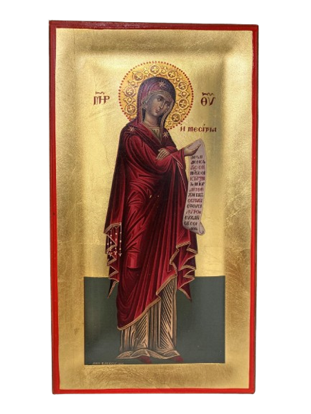 ΠΑΝΑΓΙΑ ΜΕΣΙΤΡΙΑ ΣΚΑΦΤΗ ΕΙΚΟΝΑ 25Χ14